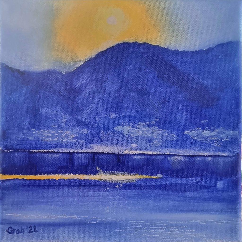 Blauer Abend am Lago Maggiore