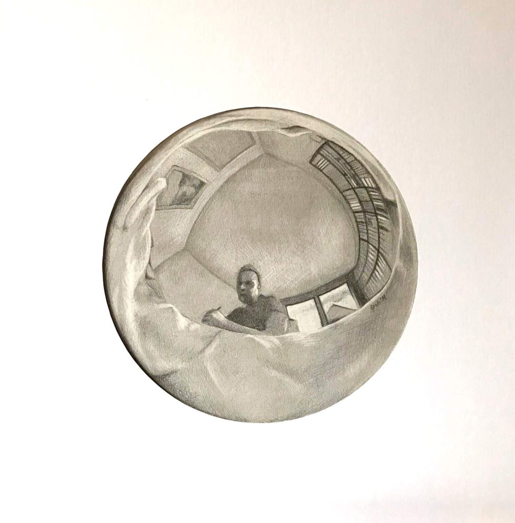 Selbstporträt in der Sphäre