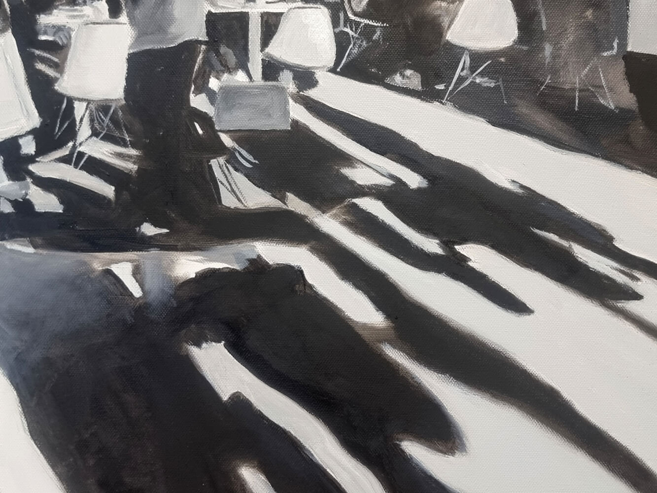 Gemälde "Menschen im Licht" - Detailansicht 1