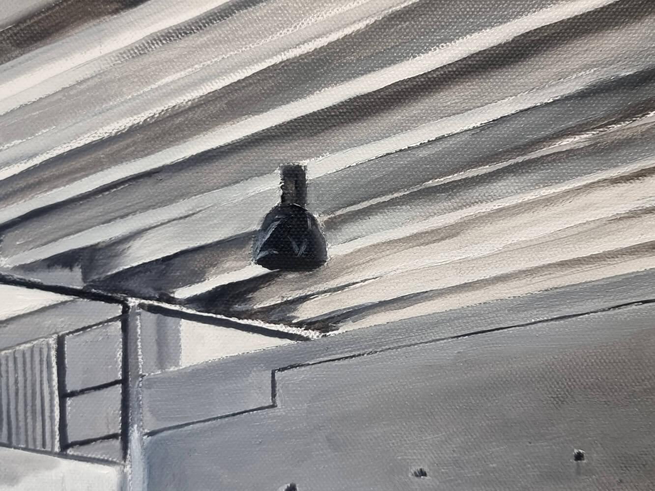 Gemälde "Menschen im Licht" - Detailansicht 3